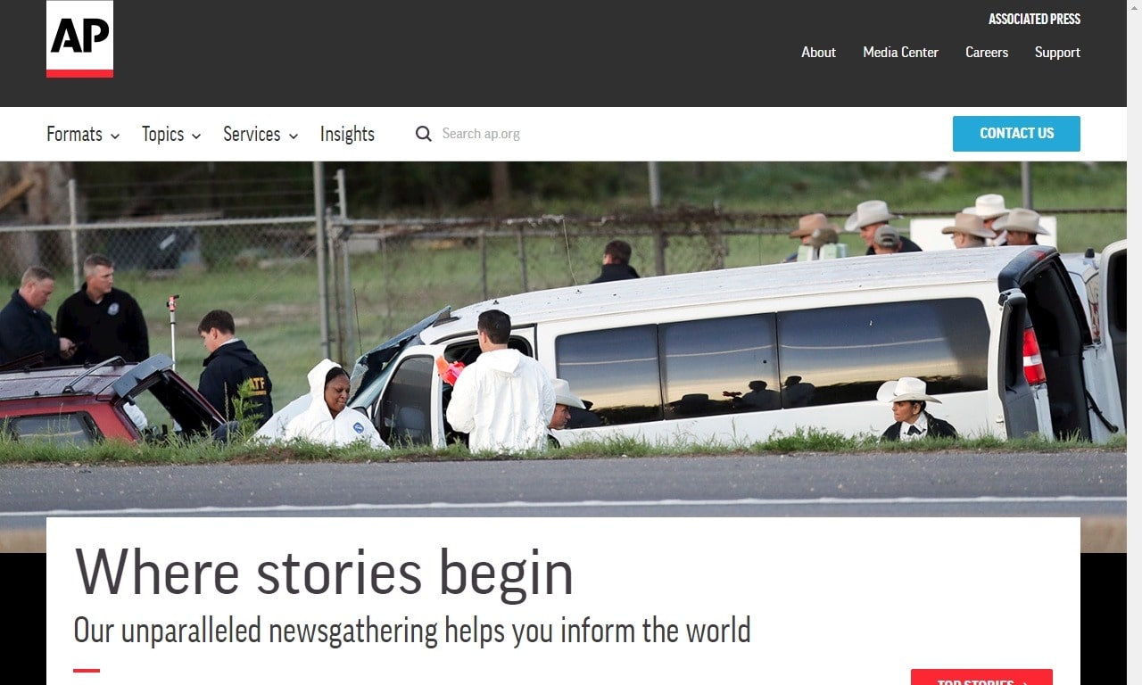 Associated Press started back in 1846, and is still considered 'United States primary news service'.