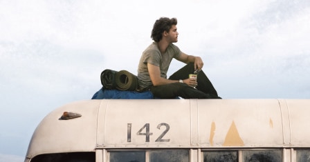 How happy he looks, all alone in the wilderness of Alaska