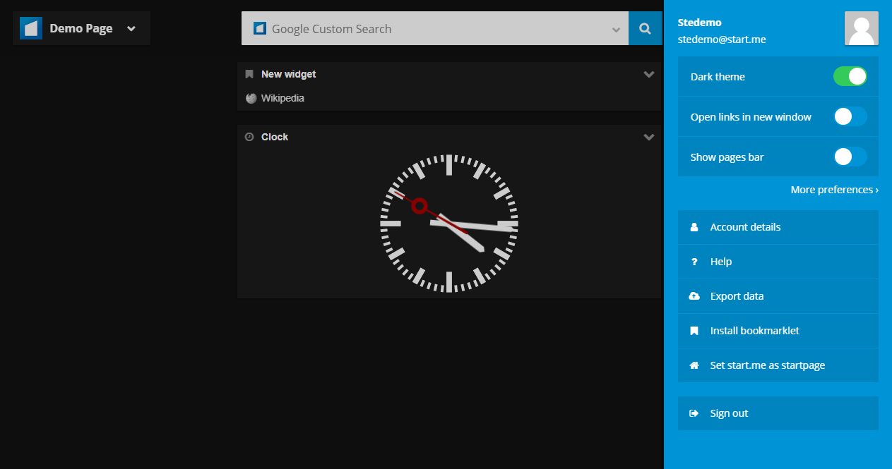 Brand new feature: Dark Theme.