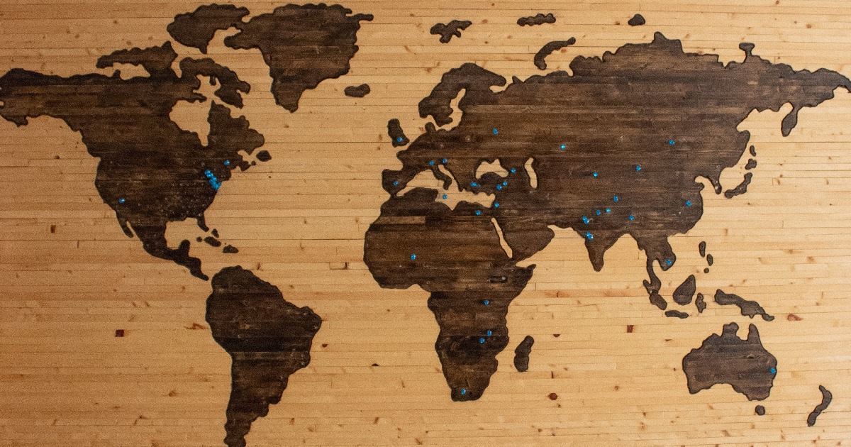 New regions all over the world.
