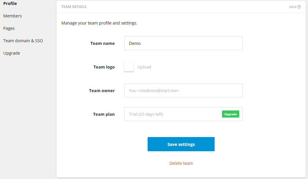 Upgrade your team