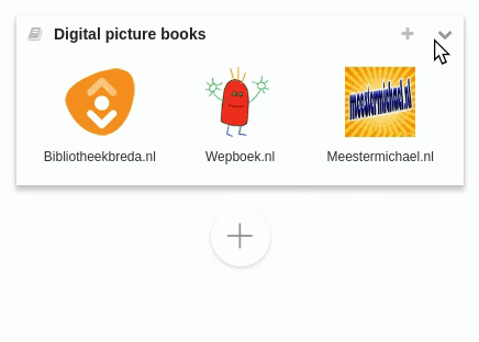 Animation showing inline editor for bookmarks block headers