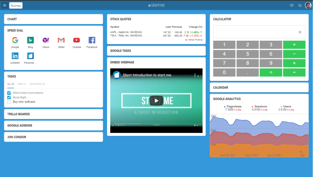 start.me - bookmarking 2.0