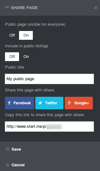 [Old News] Copy widgets; public pages - Start.me Blog