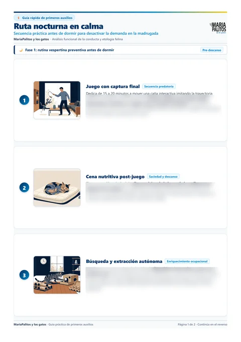Miniatura de la infografía Ruta nocturna en calma