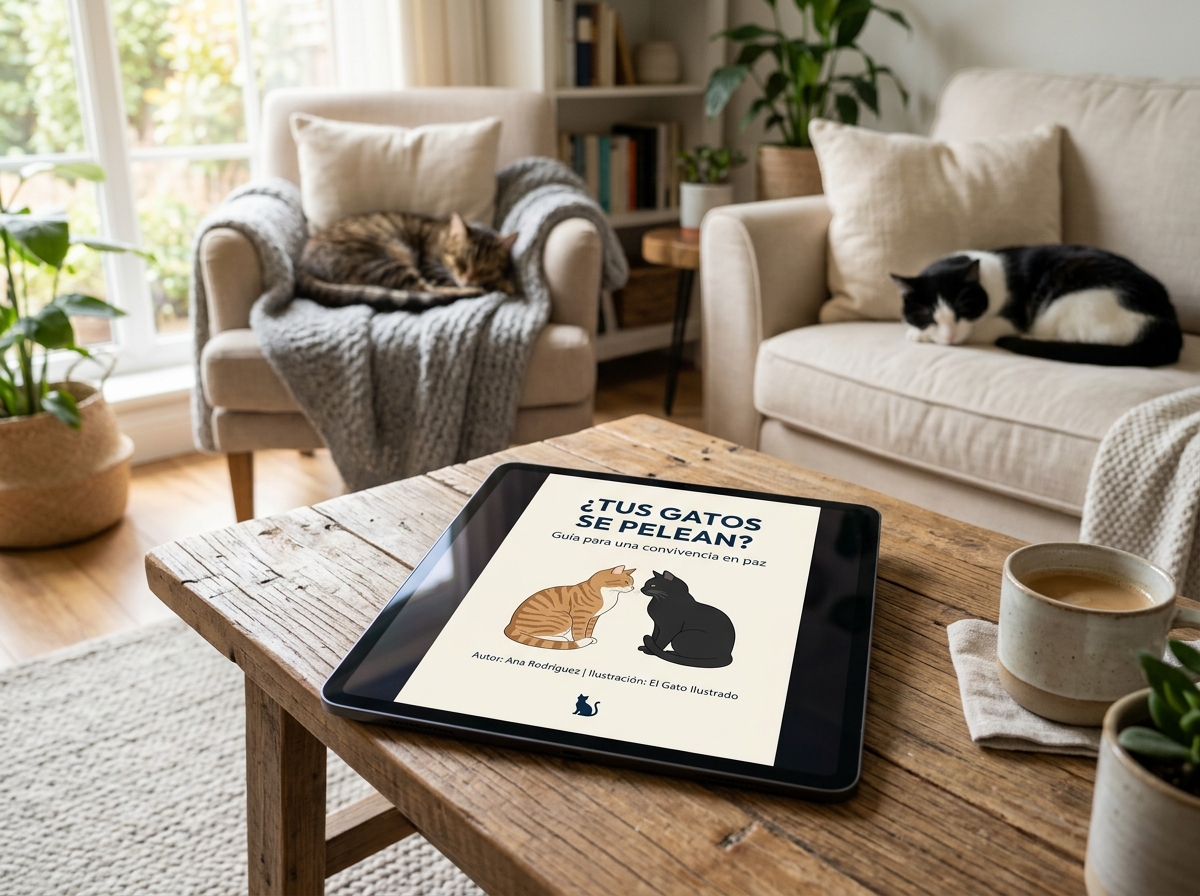 Guía digital para convivencia en paz y resolución de peleas entre gatos