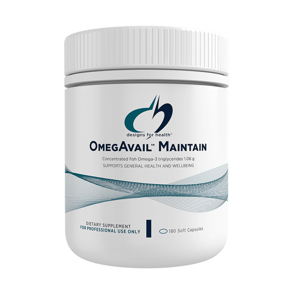 Designs For Health OmegAvail Maintain 180caps 10% off RRP ...