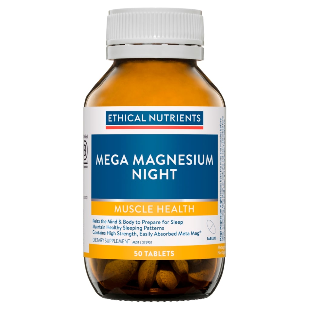 Ethical Nutrients Mega Magnesium Night | HealthMasters Ethical Nutrients