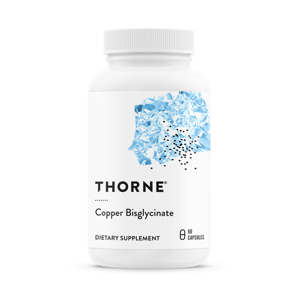 Thorne Copper Bisglycinate 10% off RRP | HealthMasters Thorne