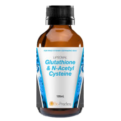 Bio-Practica LIPSOMAL Glutathione & N-Acetyl Cysteine 100ml 10% off RRP - HealthMasters Bio-Practica