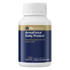 2025 Label BioCeuticals ArmaForce Daily Protect 120 Tablets Bottle Frontv