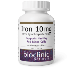 Bioclinic Naturals Iron 10 mg 10% off RRP at HealthMasters Bioclinic Naturals