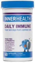 Inner Health Daily immune 60caps 20% off RRP at HealthMasters