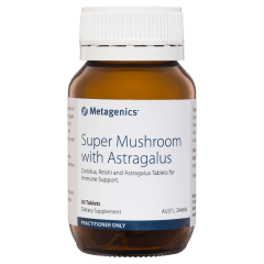 Metagenics Super Mushroom with Astragalus 30 Tablets 10% off RRP at HealthMasters Metagenics