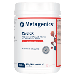 Metagenics CardioX Banana Berry 400g Powder 10% off RRP at HealthMasters Metagenics