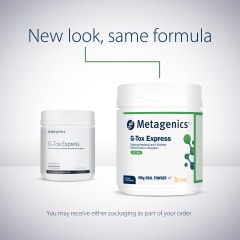 Metagenics G-Tox Express Tropical 200g Powder 10% off RRP at HealthMasters Metagenics New Look