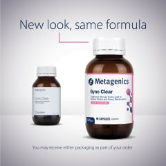 Metagenics Gyno Clear 90 Capsules 10% off RRP at HealthMasters Metagenics New Look