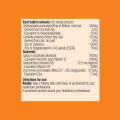 Metagenics Immune Active NK 40 Tablets 10% off RRP at HealthMasters Metagenics Ingredients