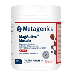 Metagenics MagActive Muscle Raspberry 210g powder 10% off RRP at HealthMasters Metagenics