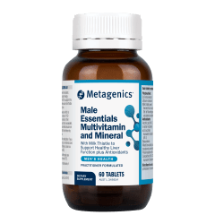Metagenics Male Essentials Multivitamin & Mineral 60 Tablets 10% off RRP at HealthMasters Metagenics