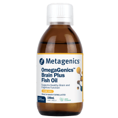 Metagenics OmegaGenics Brain Plus Fish Oil 190mL 10% off RRP at HealthMasters Metagenics