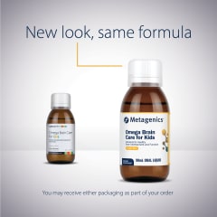 Metagenics Omega Brain Care for Kids Peppermint 90ml Liquid 10% off RRP at HealthMasters Metagenics New Look