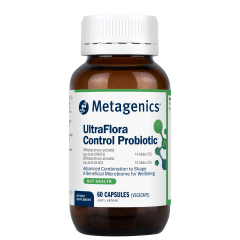 Metagenics UltraFlora Control Probiotic 60 Capsules 10% off RRP at HealthMasters Metagenics
