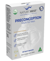 NaturoBest Preconception Multi For Men 20% off RRP at HealthMasters NaturoBest