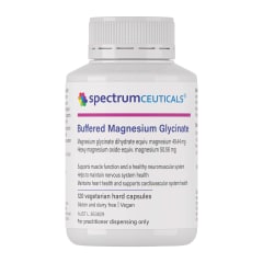 Spectrumceuticals Buffered Magnesium Glycinate 120caps 10% off RRP at HealthMasters Spectrumceuticals