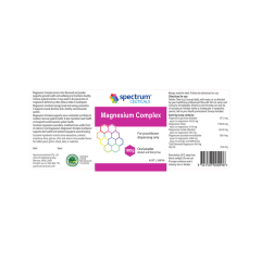 Spectrumceuticals Magnesium Complex 10% off RRP at HealthMasters Spectrumceuticals Label