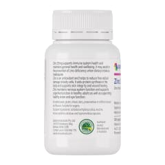 Spectrumceuticals Zinc 25mg 120caps 10% off RRP at HealthMasters Spectrumceuticals Ingredients