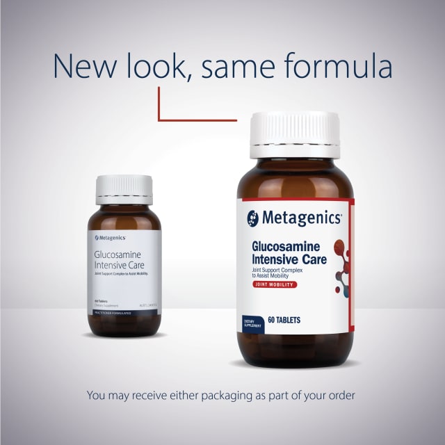 Metagenics Glucosamine Intensive Care 60 tablets 10% off RRP at HealthMasters Metagenics New Look