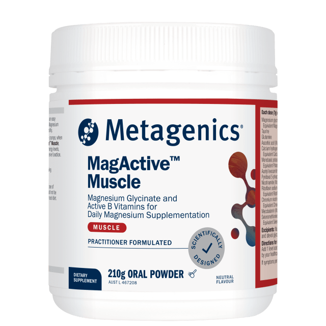 Metagenics MagActive Muscle Neutral 210g powder 10% off RRP at HealthMasters Metagenics