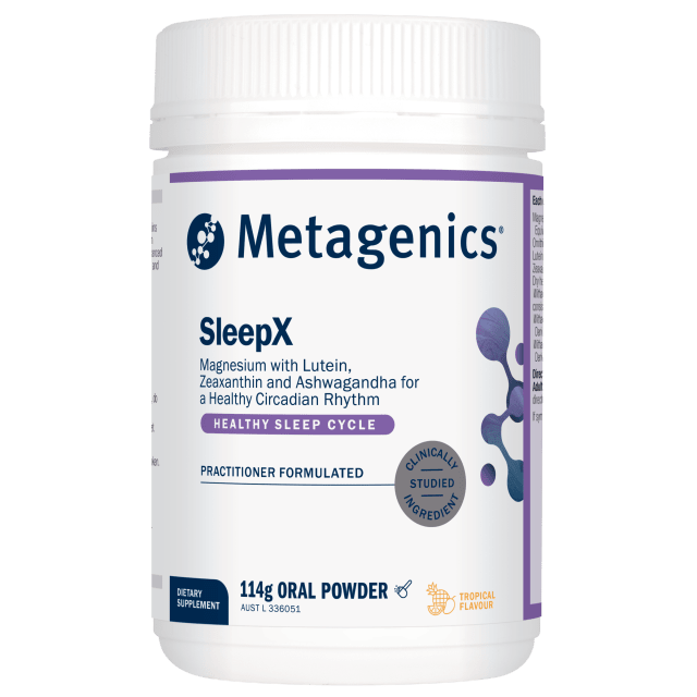Metagenics SleepX Tropical 114g Powder 10% off RRP at HealthMasters Metagenics