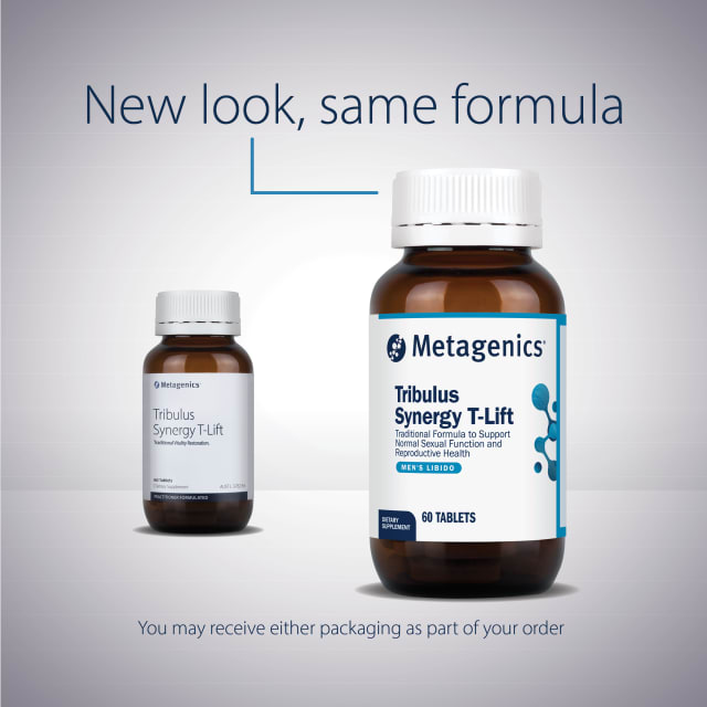 Metagenics Tribulus Synergy T-Lift 60 Tablets 10% off RRP at HealthMasters Metagenics New Look