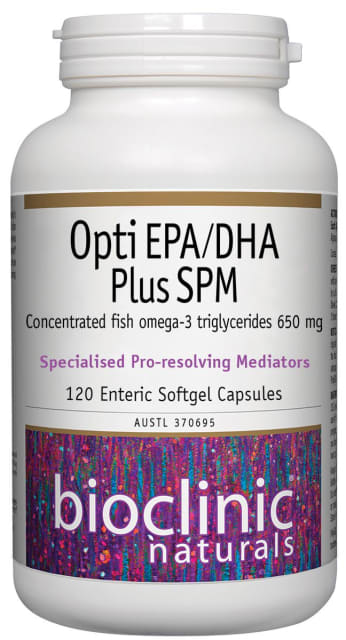 Bioclinic Naturals Opti EPADHA Plus SPM 120caps 10% off RRP at HealthMasters Bioclinic Naturals