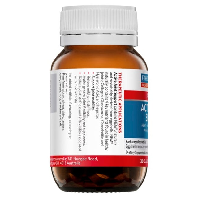 Ethical Nutrients FLEXIZORB Active Joint Support 30 Caps side 2 at HealthMasters