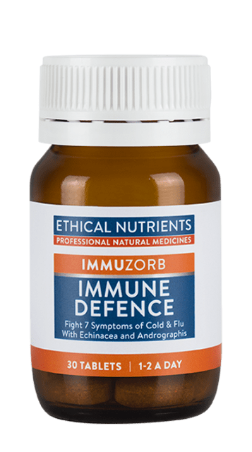 Ethical Nutrients IMMUZORB Immune Defence 30 Tabs | HealthMasters