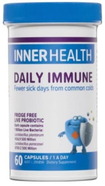 Inner Health Daily immune 60caps 20% off RRP at HealthMasters