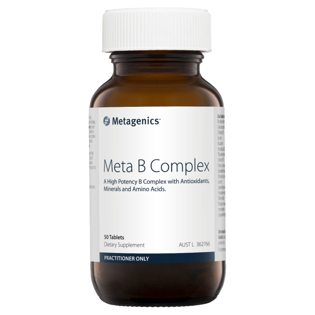 Metagenics Meta B Complex 50 Tablets 10% off RRP at HealthMasters Metagenics