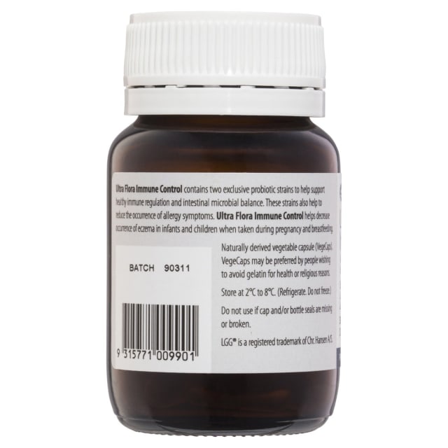Metagenics Ultra Flora Immune Control 30 VegeCaps 10% off RRP | HealthMasters Metagenics Information
