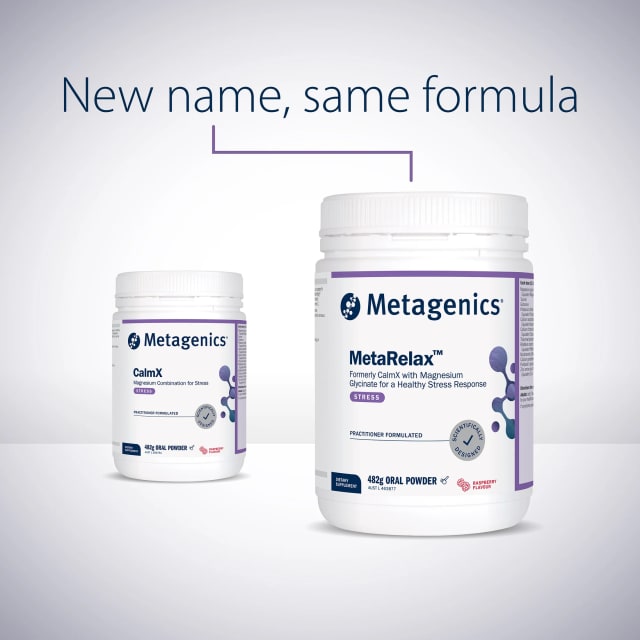 Metagenics MetaRelax Raspberry 482g Powder 10% off RRP at HealthMasters Metagenics New Name