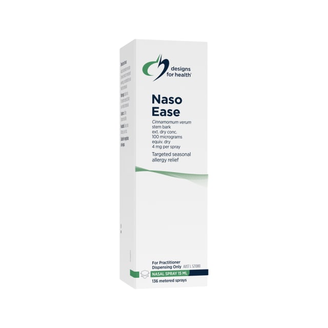Designs For Health NasoEase 15ml Nasal Spray 10% off RRP at HealthMasters Designs For Health Box