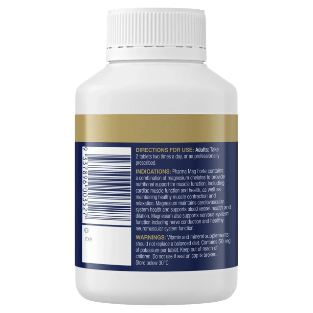 BioCeuticals Pharma Mag Forte 120 tablets 10% off RRP at HealthMasters Directions