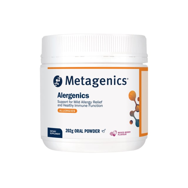 Metagenics Alergenics 202g Powder 10% off RRP at HealthMasters Metagenics