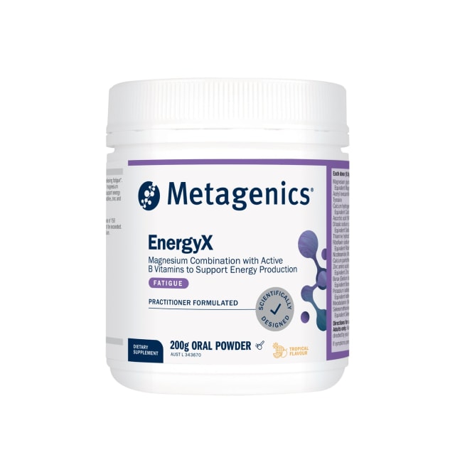 Metagenics EnergyX Tropical 200g Powder 10% off RRP at HealthMasters Metagenics