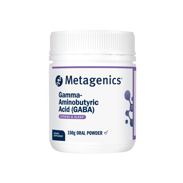 Metagenics Gamma-Aminobutyric Acid (GABA)150g Powder 10% off RRP at HealthMasters Metagenics