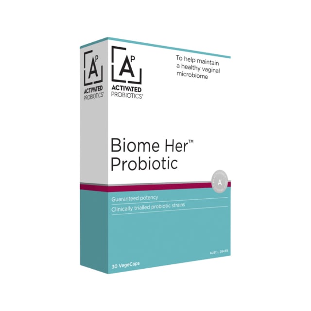 Activated Probiotics Biome Her Probiotic 30vcaps 10% off RRP at HealthMasters Activated Probiotics