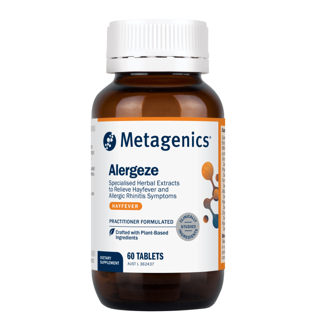 Metagenics Alergeze 60 Tablets Bottle