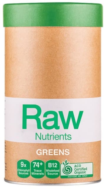 Amazonia Raw Nutrients Greens 600g 10% off RRP at HealthMasters Amazonia